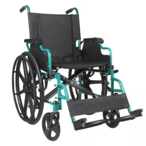 Imagen referencial de Silla de Ruedas Plegable y Abatible Acero KY909B-46 | Medicaltec